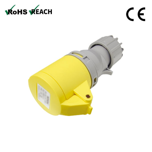 KHTN213-4 - KUPO CEE Form 16A 3-Pole Industrial Connector, 110V, IP44