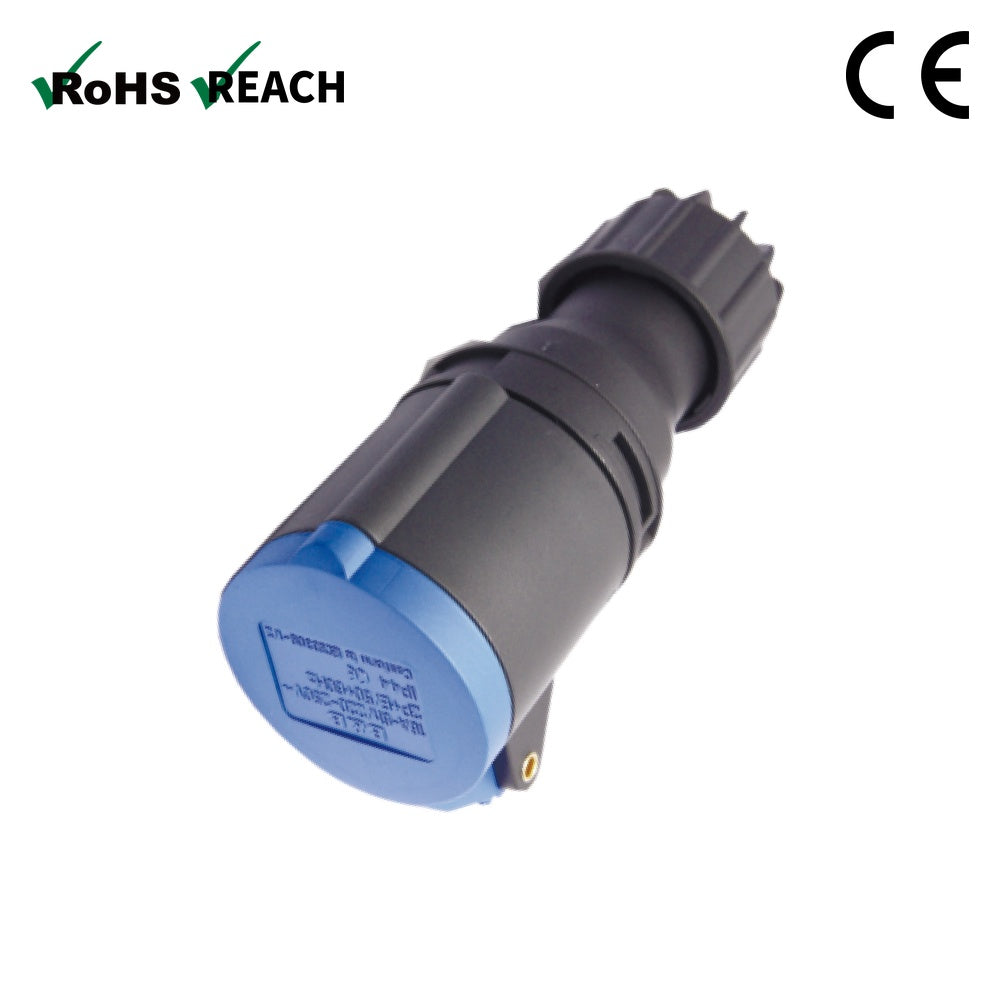KHTN213 - KUPO CEE Form 16A 3-Pole Industrial Connector, 230V, IP44