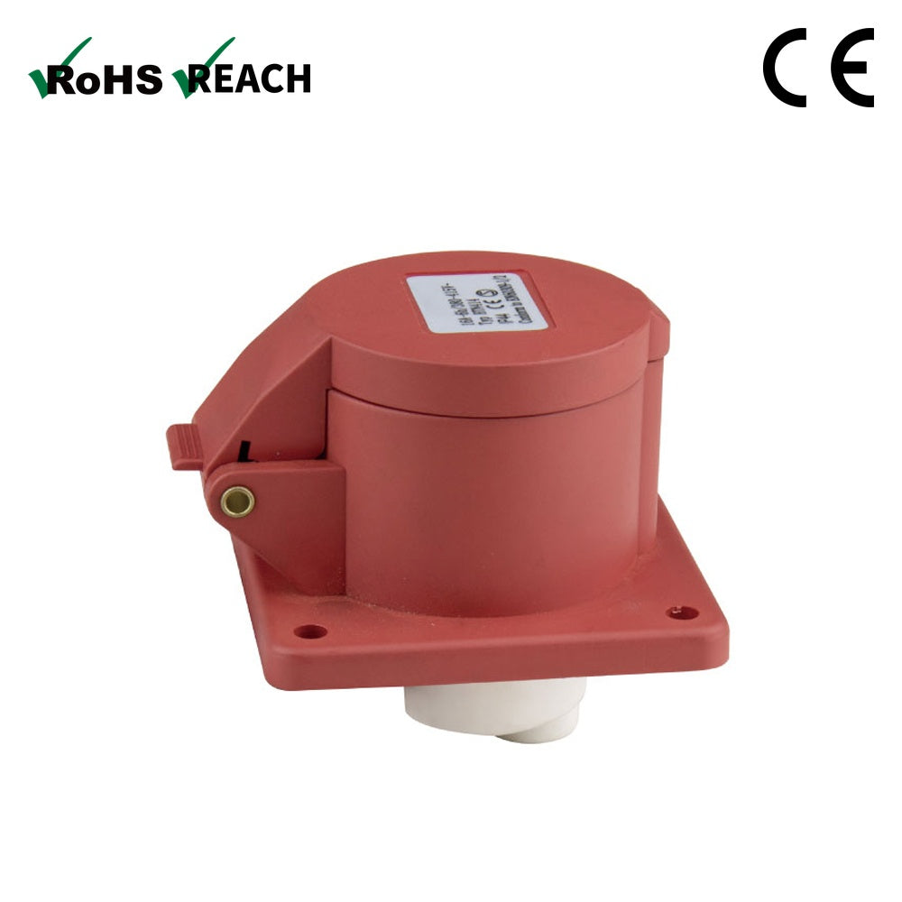 KHTN424 - KUPO CEE Form 32A 4-Pole Industrial Receptacle, 400V, IP44