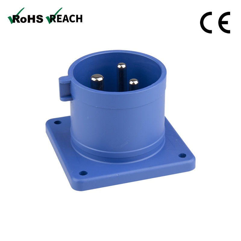 KHTN623 - KUPO CEE Form 32A 3-Pole Industrial Inlet, 230V, IP44