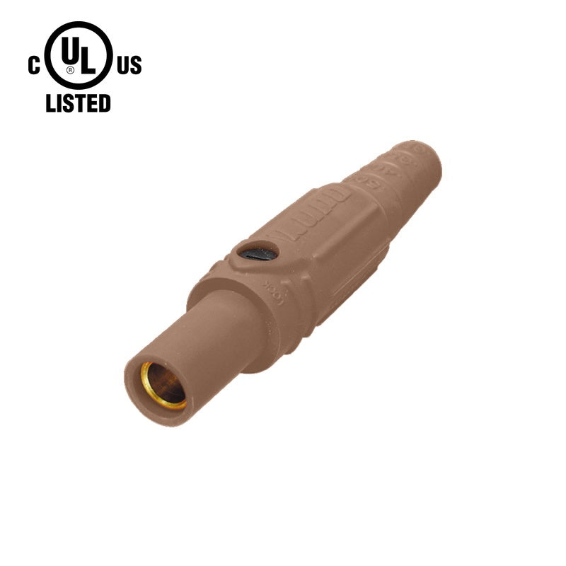 KL-150LFBN - K-LOK 150A Female CAM-Type Line Connector, Brown