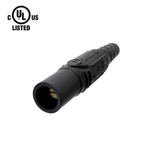KL-150LMBK - K-LOK 150A Male CAM-Type Line Connector, Black