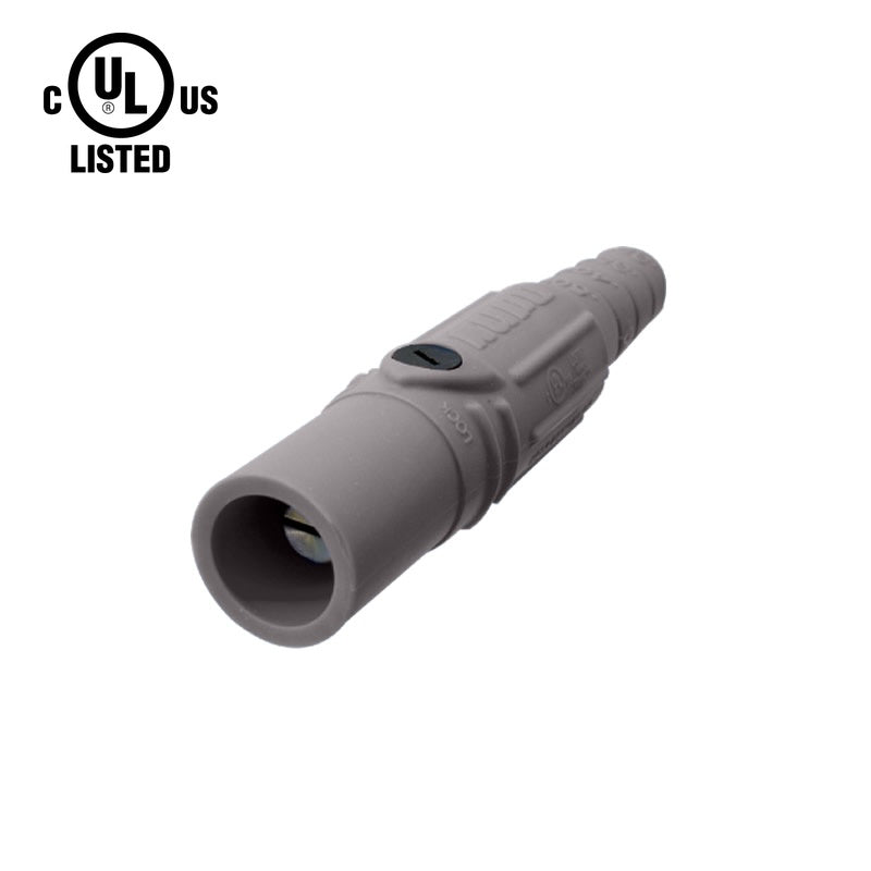KL-150LMGY - K-LOK 150A Male CAM-Type Line Connector, Grey