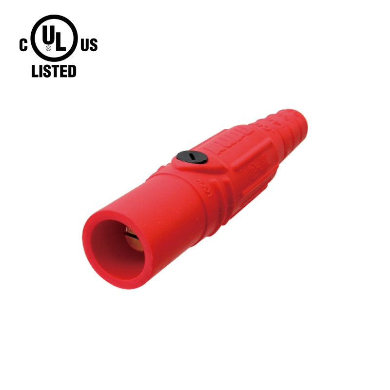 KL-150LMR - K-LOK 150A Male CAM-Type Line Connector, Red