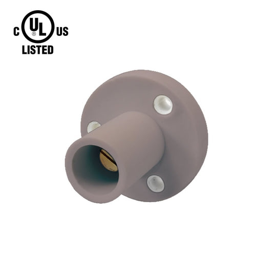 KL-150SMGY - K-LOK 150A Male CAM-Type Panel Mount Receptacle, Threaded Stud, Grey