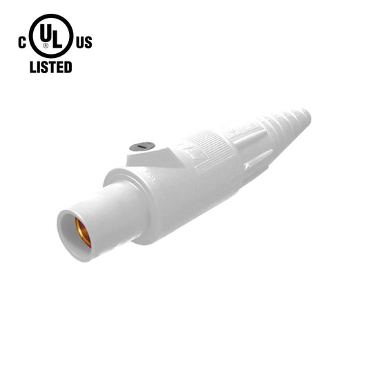 KL-400LFW - K-LOK 400A Female CAM-Type Line Connector, White