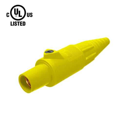 KL-400LFY - K-LOK 400A Female CAM-Type Line Connector, Yellow