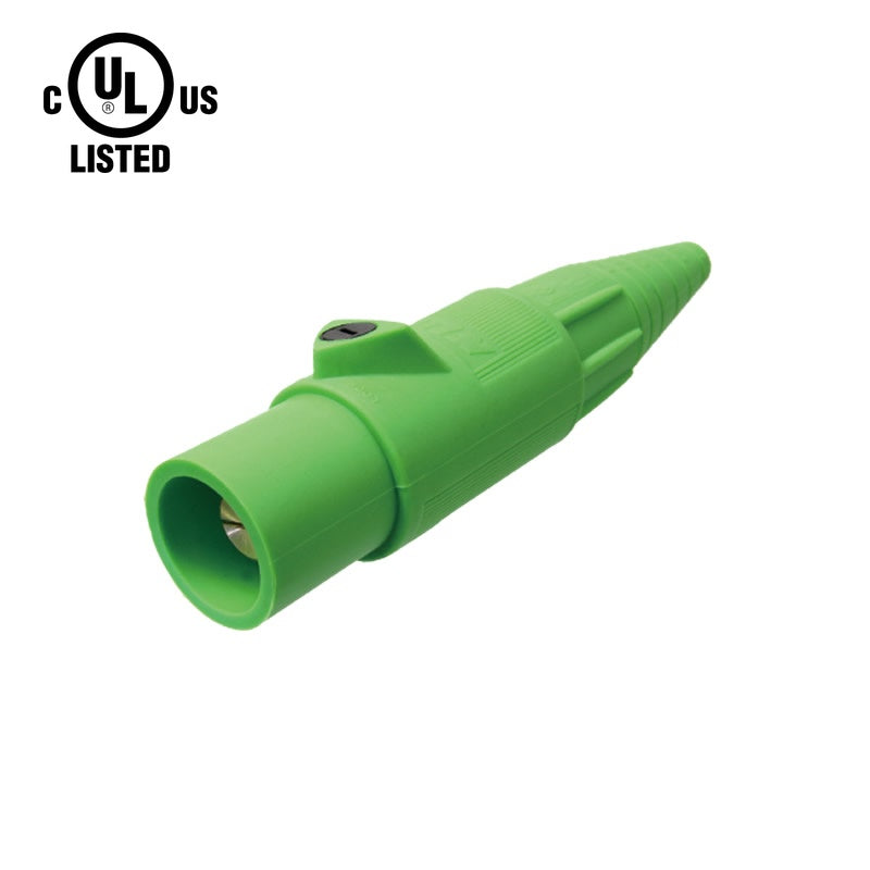 KL-400LMG - K-LOK 400A Male CAM-Type Line Connector, Green