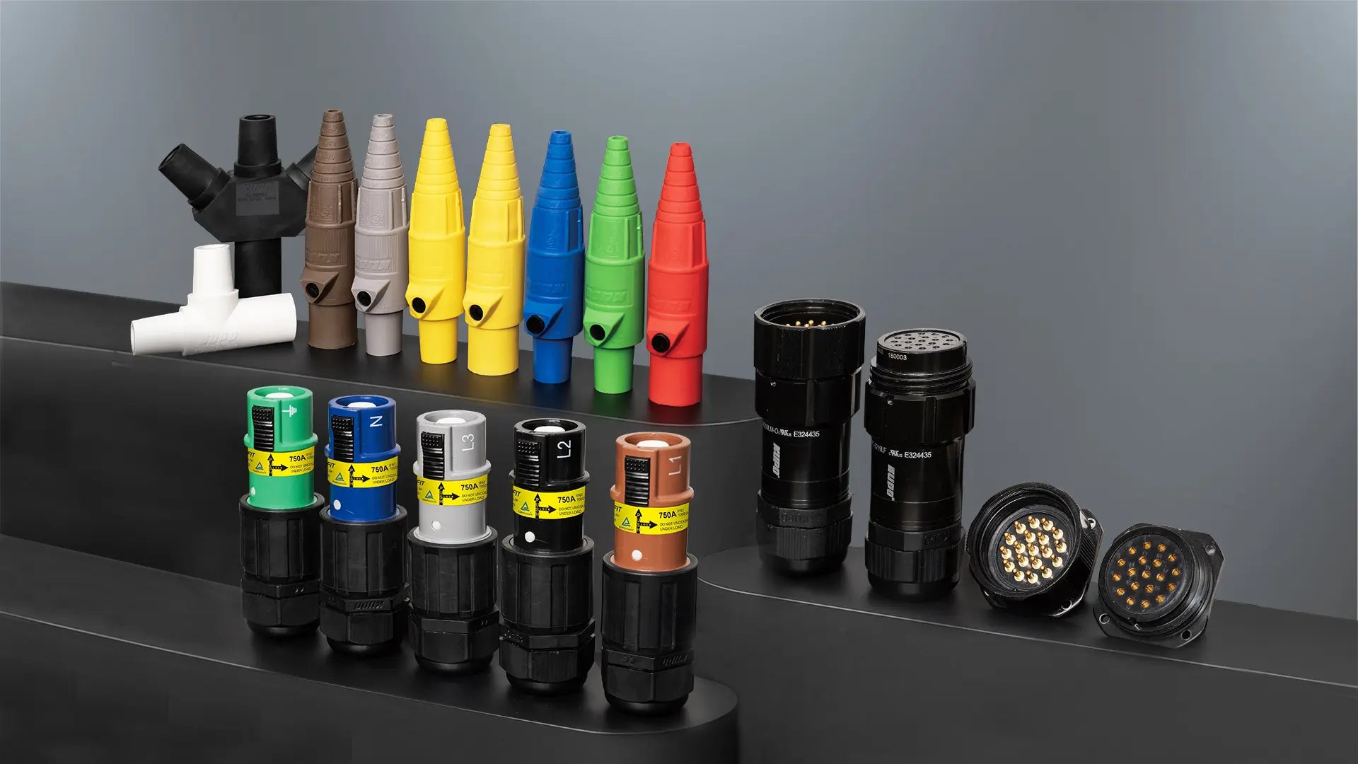 KUPO Power | CEE Form, CAM-Type and Keyed Single Pole Connectors