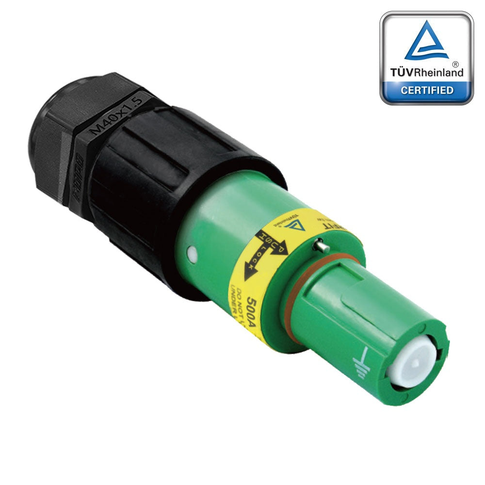 PFLD-EGN-S150M40A - PowerFit 500A Drain Line Connector, Green (PE)