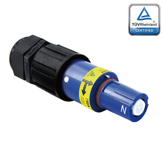 PFLD-NBL-C300M40 - PowerFit 750A Drain Line Connector, Blue (N)