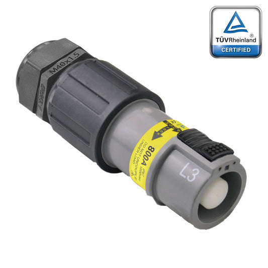 PFLS-3GY-C300-400-M40-M50 - PowerFit 800A Line Source, L3 (Line 3) Gray