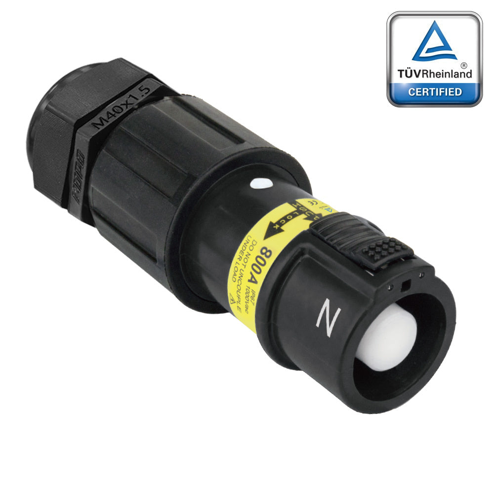 PFLS-NBK-C300-400-M40-M50 - PowerFit 800A Line Source, Neutral Black