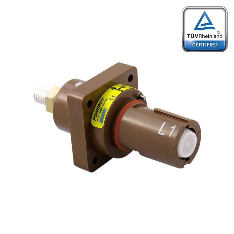 PFPD-1BN - PowerFit 400A Drain Panel Connector, Brown (L1)