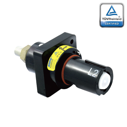 PFPD-2BK-T8 - PowerFit 800A Panel Drain, L2 (Line 2) Black