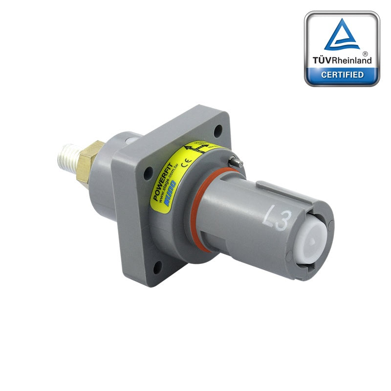 PFPD-3GY - PowerFit 400A Drain Panel Connector, Grey (L3)