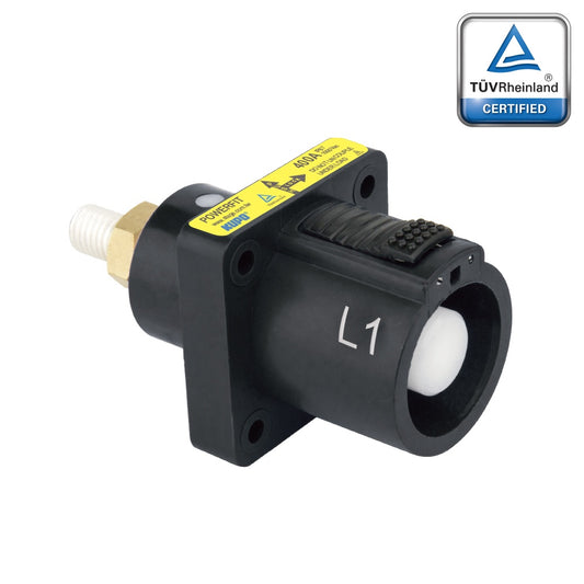 PFPS-1BK - PowerFit 400A Source Panel Connector, Black (L1)