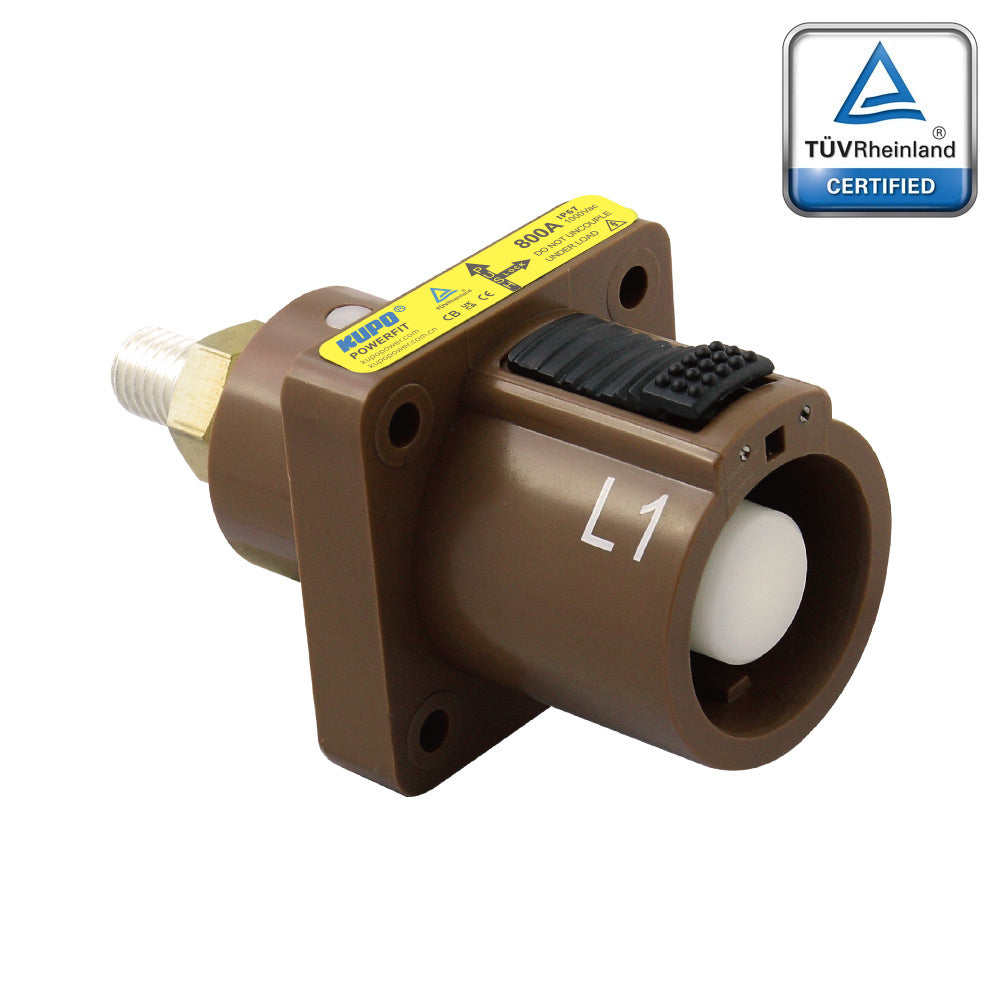 PFPS-1BN-T8 - PowerFit 800A Panel Source, L1 (Line 1) Brown