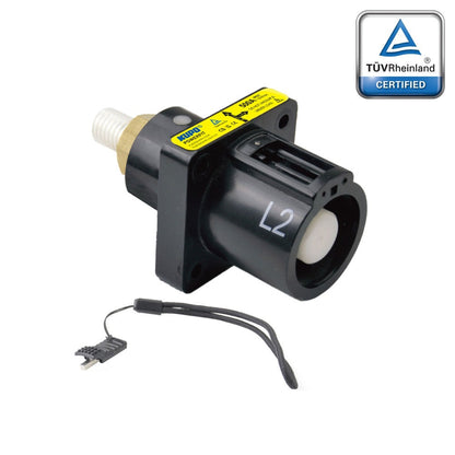 PFPS-2BK-T5 - PowerFit 500A Source Panel Connector, Black (L2) - alternate product view