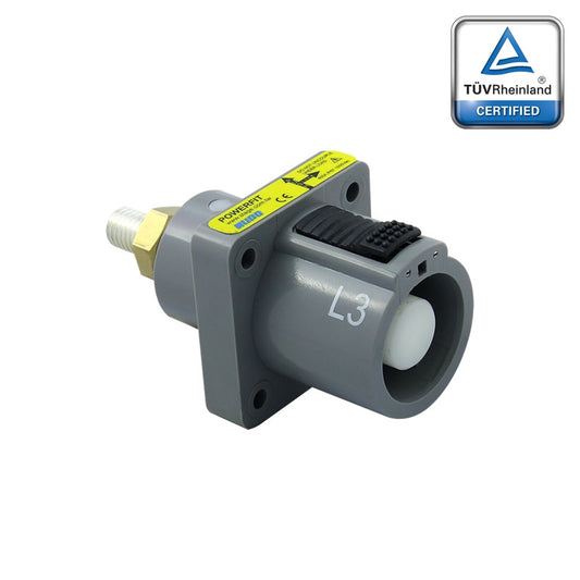 PFPS-3GY - PowerFit 400A Source Panel Connector, Grey (L3)