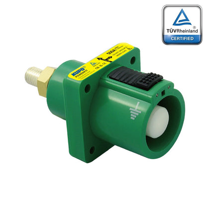 PFPS-EGN-T5 - PowerFit 500A Source Panel Connector, Green (PE)