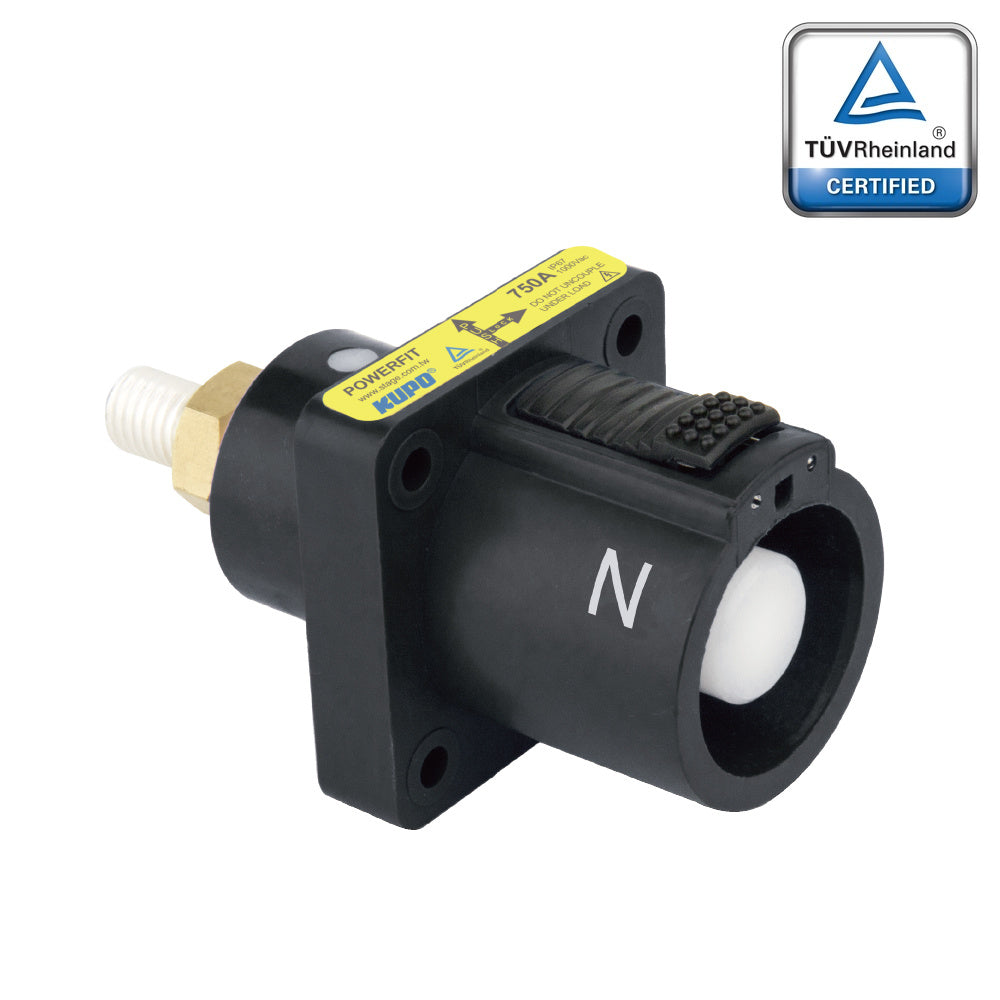 PFPS-NBK-T7 - PowerFit 750A Source Panel Connector, Black (N)