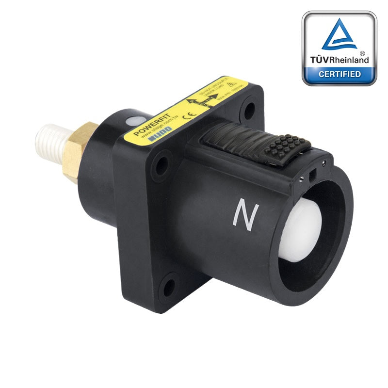 PFPS-NBK - PowerFit 400A Source Panel Connector, Black (N)