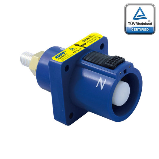 PFPS-NBL-T5 - PowerFit 500A Source Panel Connector, Blue (N)