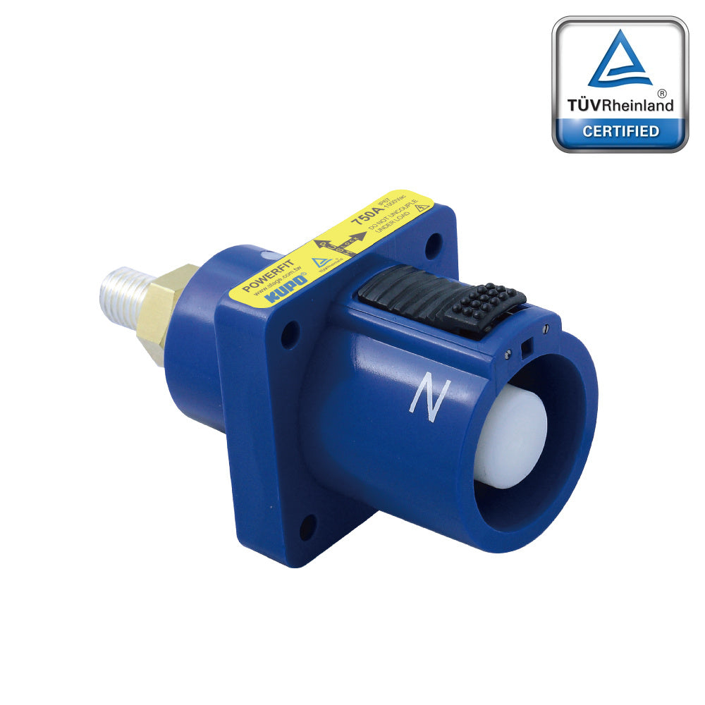 PFPS-NBL-T7 - PowerFit 750A Source Panel Connector, Blue (N)